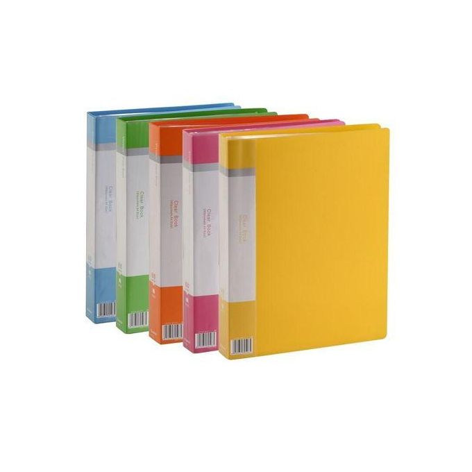 100 Pockets Display/Clear Portfolio Book - A4