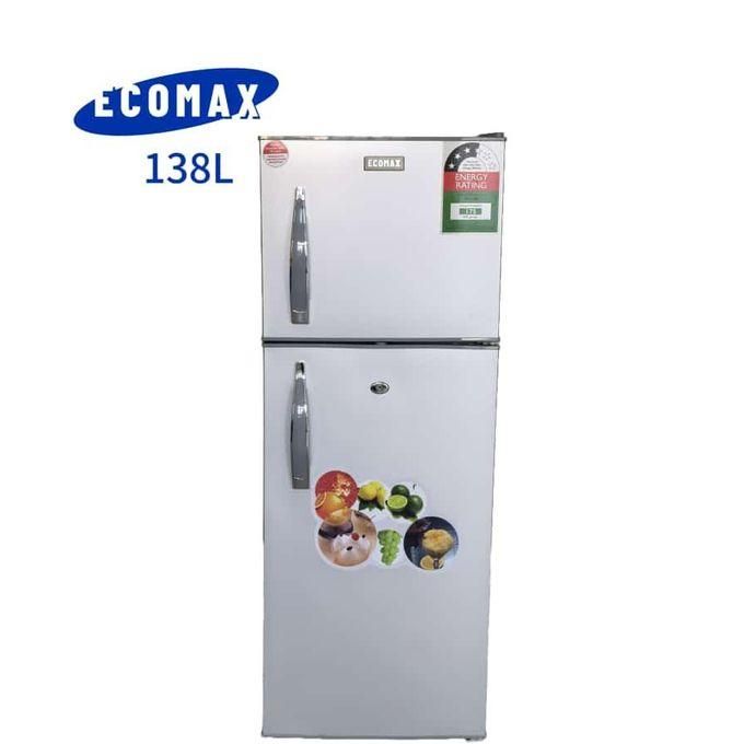 Ecomax BD-138 3-star rating double door 138l refrigerator