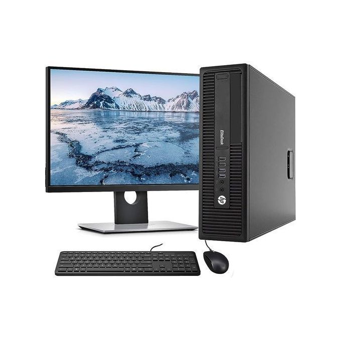 HP Refurbished Pro Desk 600 G1 Core I5 8GB RAM 500GB HDD 3.2GHz SFF Desktop + 19" Monitor Complete.
