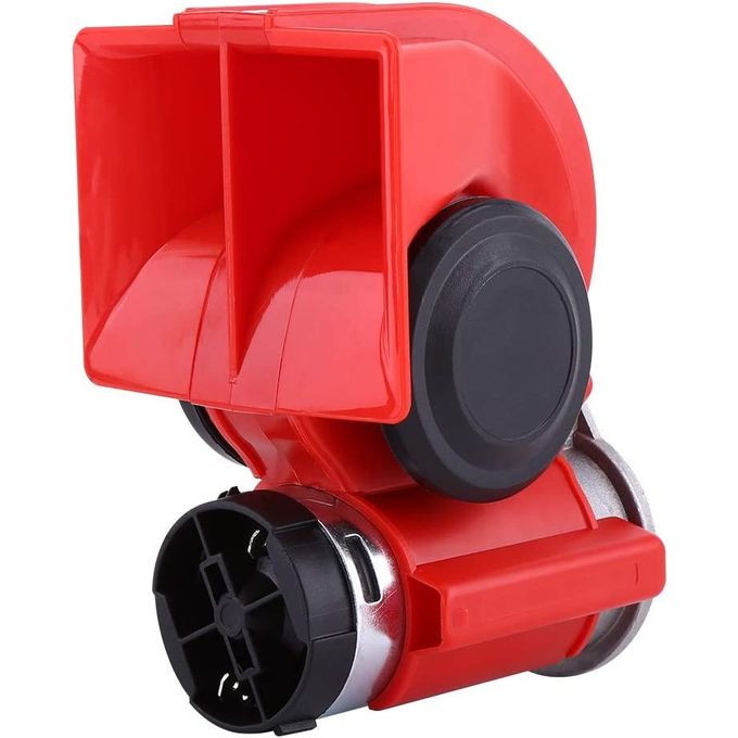 Super Loud Air Horn With Compressor 12V/24V Snail Electric Car Horn Shockproof Durable Accessory For Any 12V/24V Vehicle Motorcycle Truck Boat